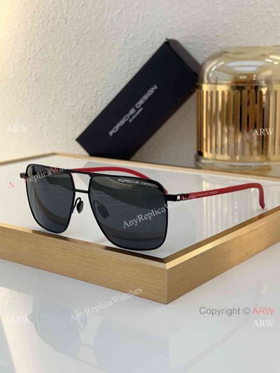 Knockoff Porsche Design P8963 Polarized Sunglasses Red Leg